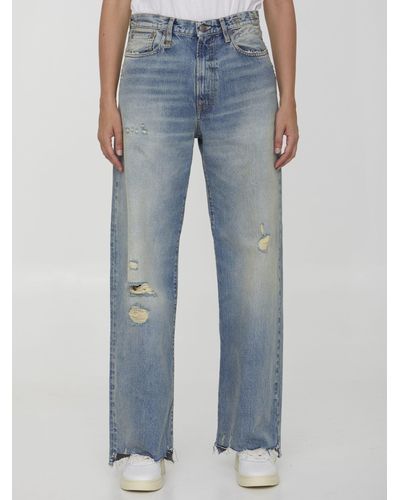 R13 D'arcy Loose Jeans - Blue