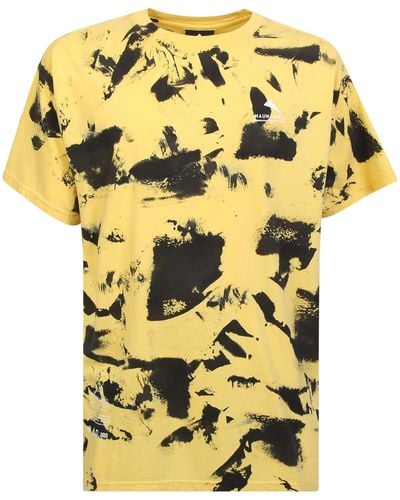 Mauna Kea Cotton T-Shirt - Yellow