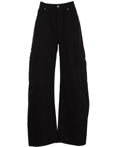 Alexander Wang Oversized Rounded Jeans - Black