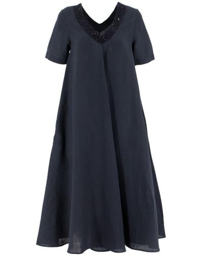 Le Tricot Perugia Dress - Blue
