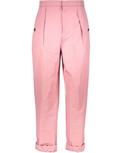 Bottega Veneta High-Waist Tapered-Fit Pants - Pink