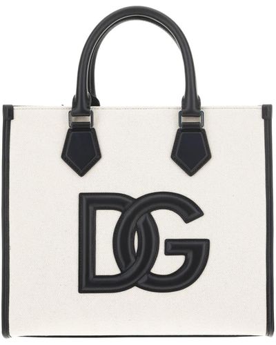 Dolce & Gabbana Shopping Bag - White