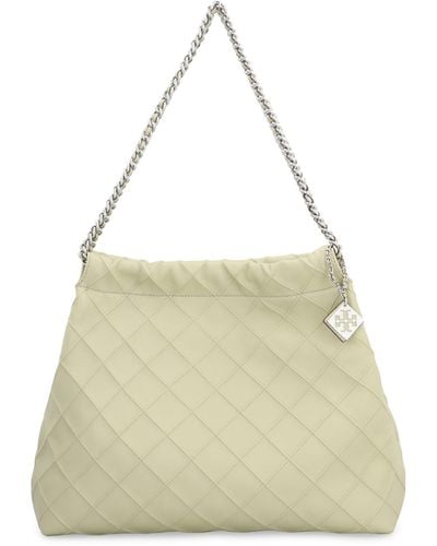 Tory Burch Fleming Soft Drawstring Hobo - Natural