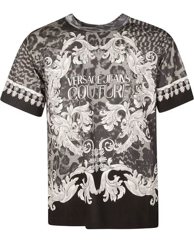 Versace Couture Logo Print T-Shirt - Black