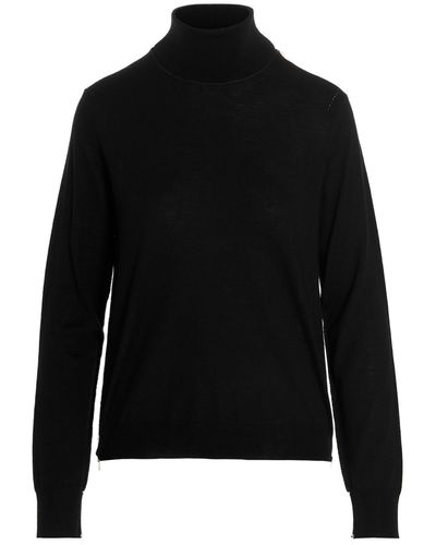 Maison Margiela Turtleneck Wool Sweater - Black