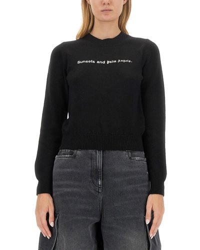 Palm Angels Sunsets Sweater - Black