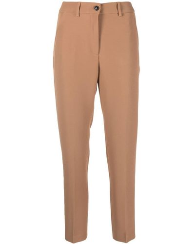 Seventy Tapered-leg Tailored Trousers - Natural