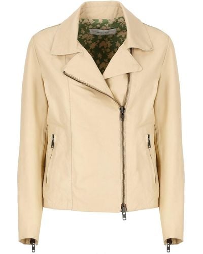 Bully Leather Jacket - Natural