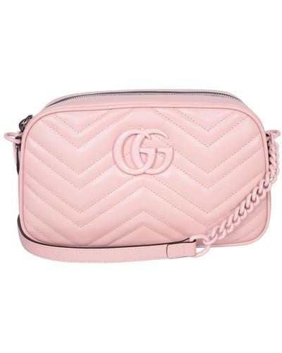 Gucci Marmont Gg Tonal Bag - Pink