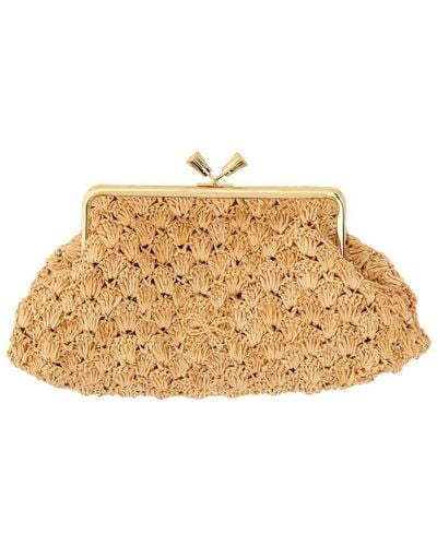 Anya Hindmarch Clutch "maud" Large - Natural