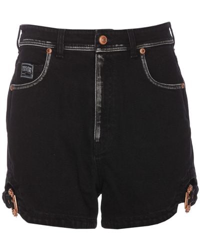 Versace Jeans Couture Cotton Shorts - Black
