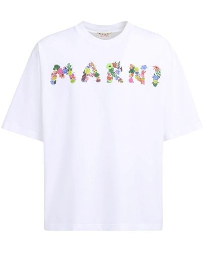 Marni T-shirts And Polos White