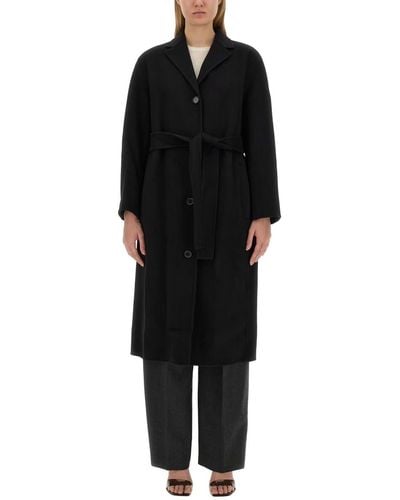 Theory Belted Coat - Black