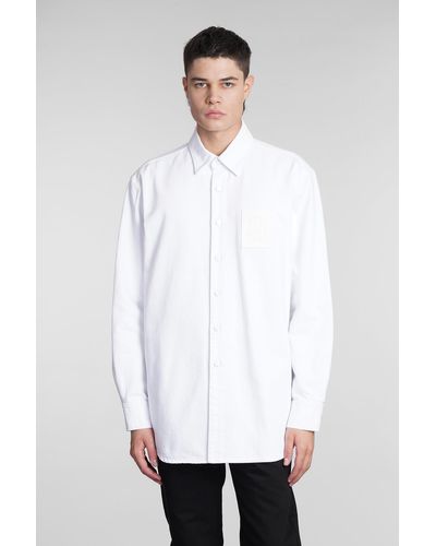 Raf Simons Shirt In White Denim