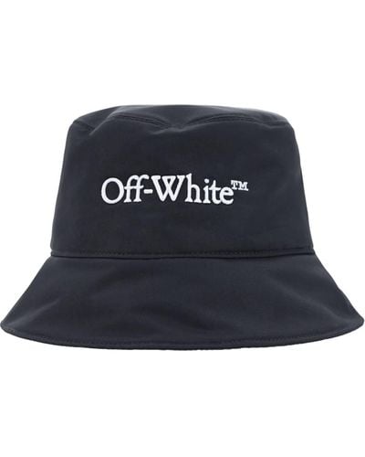 Off-White c/o Virgil Abloh Bookish Nyl Bucket Hat - Blue