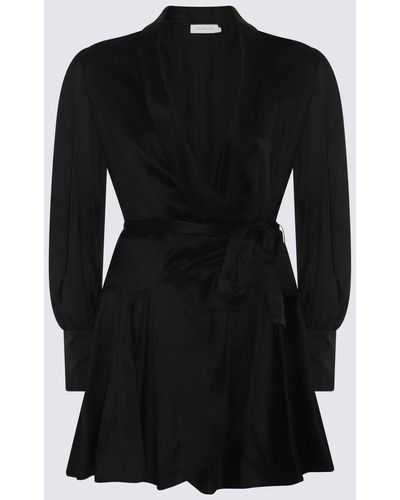 Zimmermann Black Silk Dress