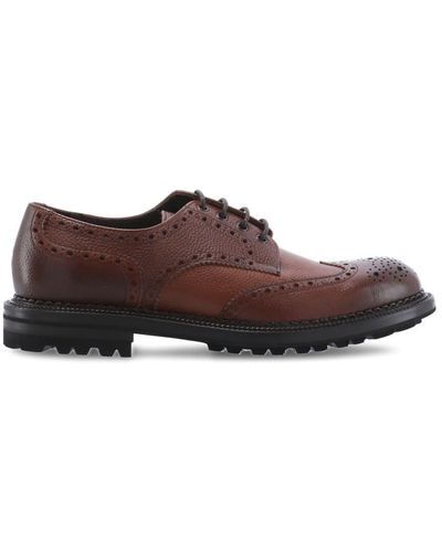 Green George Lace Up Shoe - Brown