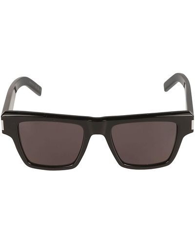 Saint Laurent Square Frame Classic Sunglasses - Brown