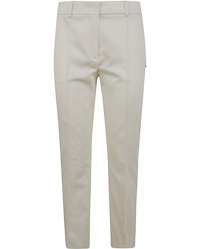 Sportmax Etna Stretch Cotton Trouser Clothing - Grey
