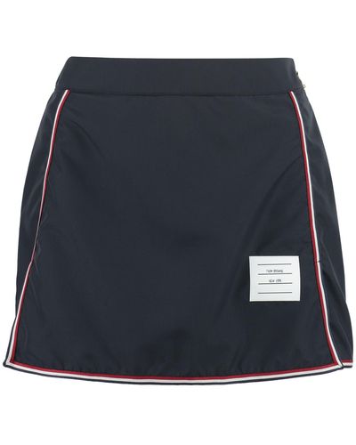 Thom Browne Technical Fabric Mini-skirt - Blue