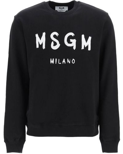 MSGM Logo Sweatshirt - Black