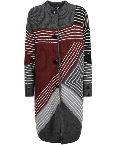 Stella McCartney 3d Stripes Coat - Multicolor