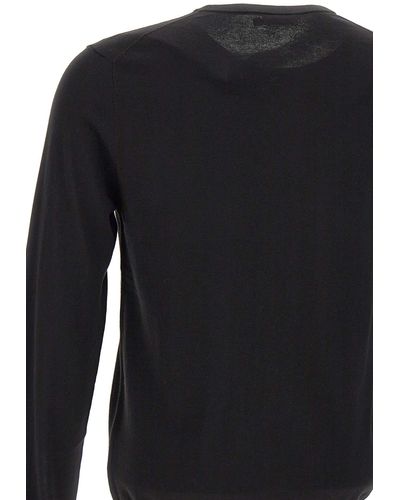 Sun 68 Solid Cotton Sweater - Black
