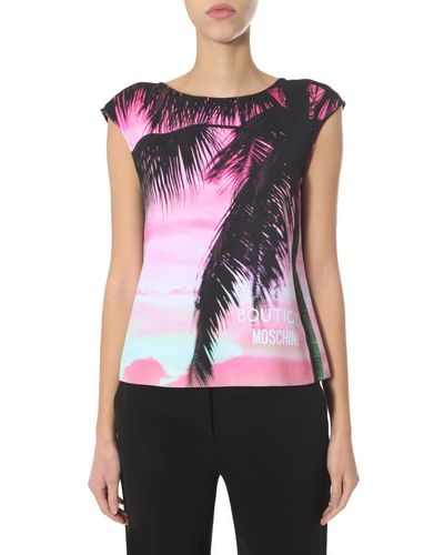 Boutique Moschino Sleeveless Top - Pink
