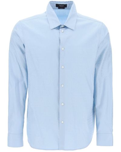 Versace Allover Shirt - Blue