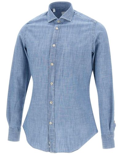 Eleventy Cotton Shirt - Blue