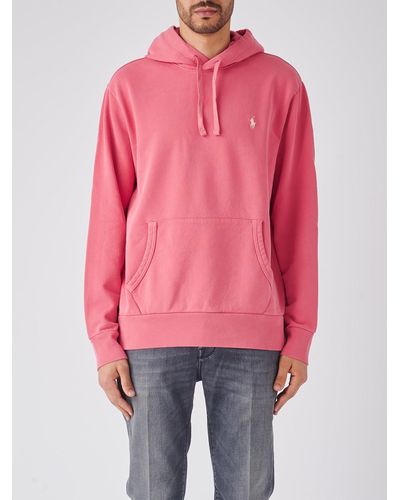 Polo Ralph Lauren Long Sleeve Sweartshirt Sweatshirt - Pink