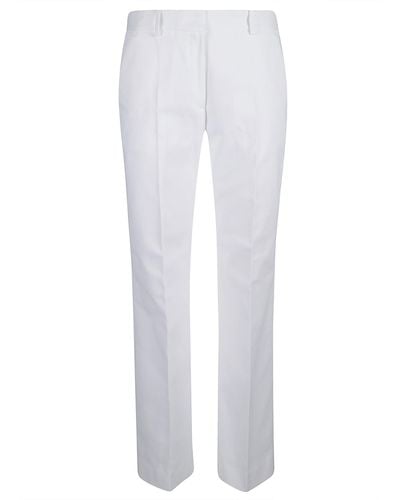 Calvin Klein Cotton Twill Relax Bootcut Pants - White