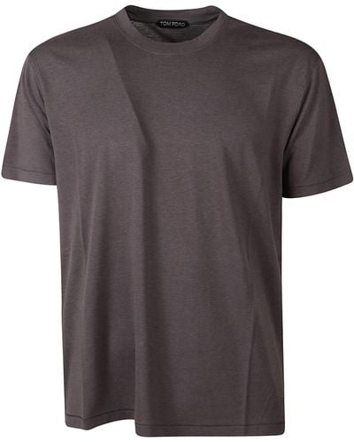 Tom Ford Round Neck T-Shirt - Gray
