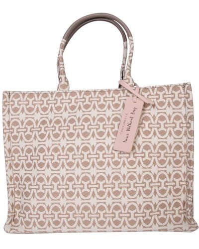 Coccinelle And Tote Bag - Natural