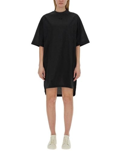 Y-3 T-Shirt Dress - Black