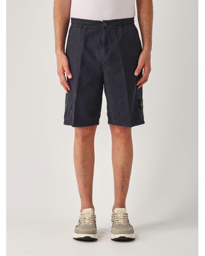 Stone Island Bermuda Confort Shorts - Blue