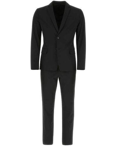 Prada Stretch Polyester Suit - Black