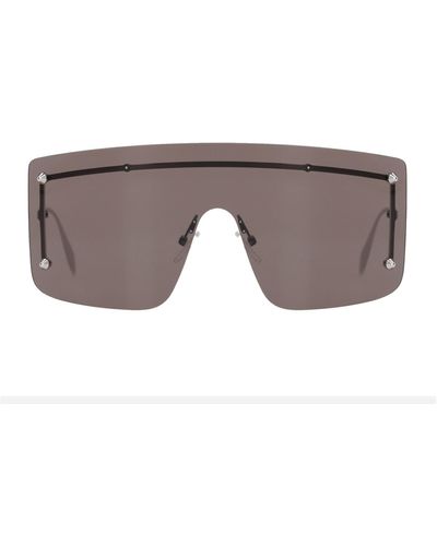 Alexander McQueen Logo Sunglasses - Grey