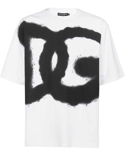 Dolce & Gabbana T-shirt With Logo - Black