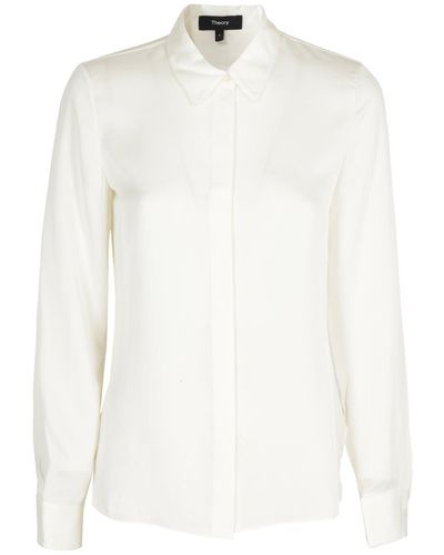 Theory Concealed Fastened Shirt - White