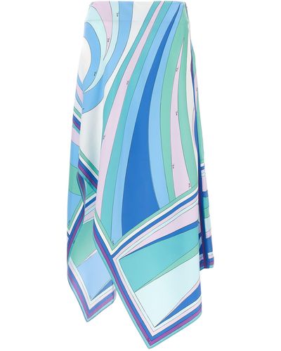 Emilio Pucci Cigni Skirt - Blue