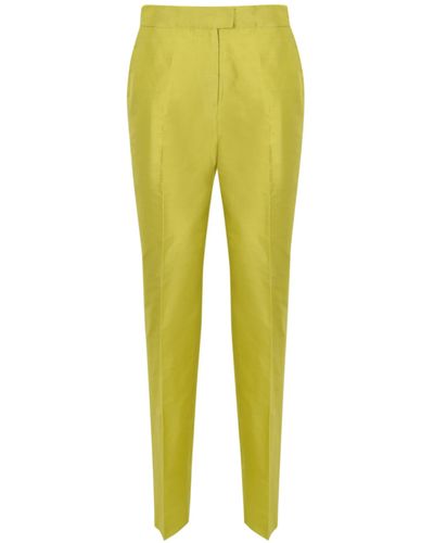 Max Mara Studio Valanga Trousers - Yellow