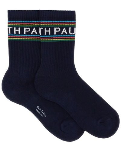 PS by Paul Smith Socks With Logo - Blue