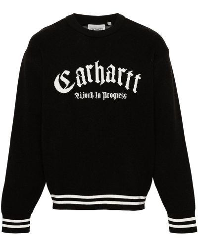 Carhartt Logo Nylon Sweater - Black