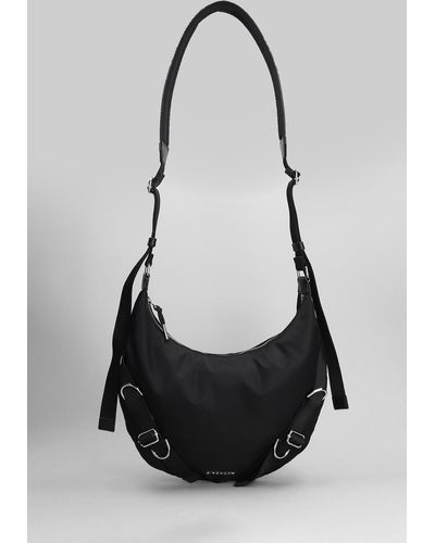 Givenchy Voyou Shoulder Bag In Black Polyamide
