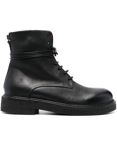 Marsèll Parrucca 40mm Lace-up Leather Boots - Black