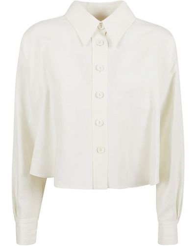 Fabiana Filippi Cloth Shirt Jacket - White