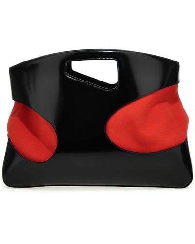 Ferragamo Borsa A Mano Cut Out Hand Bags - Red