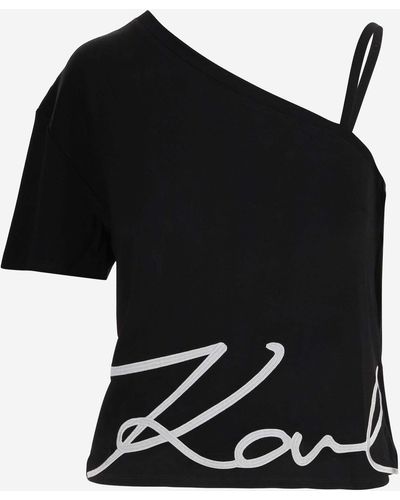 Karl Lagerfeld T-Shirts & Tops - Black