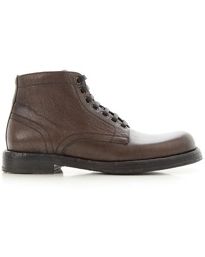 Dolce & Gabbana Ankle Boots - Brown
